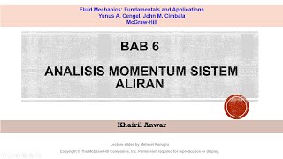 MATERI MEKFLU ANALISIS MOMENTUM SISTEM ALIRAN