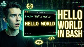 Hello World in Bash Script | First Bash Program for Beginners | Linux Bash Tutorial