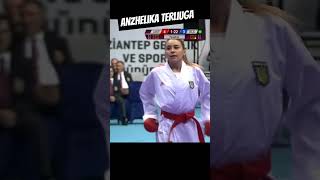 Amazing Female Kumite Anzhelika Terliuga (UKR) #shorts #karate #wkf