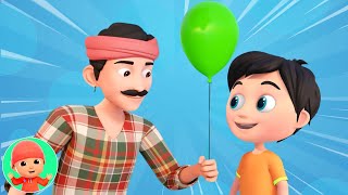 Gubbare Lelo Gubbare, गुब्बारे वाला, Hindi Kids Song and Balloon Rhymes