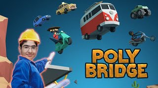 بازی پل سازی/بهترین پل های جهان رو ساختم😉😉/poly bridge