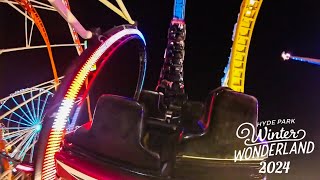 Olympia/Munich Looping - 4K Back Car On-Ride POV | 🇬🇧 🇩🇪 Hyde Park Winter Wonderland 2024