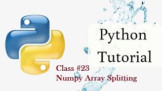 Python Tutorial#23 Numpy Array Splitting using Google Colab in Tamil