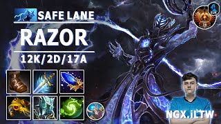 Razor Safe Lane Carry | 7.30e | NGX.iLTW Pro Razor Carry | Dota 2 Immortal Gameplay