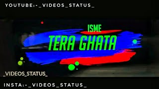 ISME TERA GHATA MERA KUCH NAHI JAATA || GAJENDER VERMA || LYRICSAL VIDEO STATUS ||
