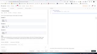 Leetcode Interview Question - Reverse Integer