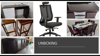 UNBOXING | Best WFH Setup | Best Furniture for Home | Featherlite Chair review