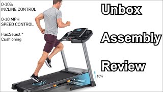 NordicTrack T Series Treadmill Model 6.5 S Unbox, Assemble, Review