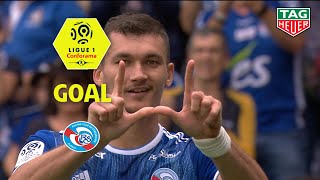 Goal Ludovic AJORQUE 25 / RC Strasbourg Alsace - Montpellier Hérault SC 1-0 (RCSA-MHSC) / 2019-20
