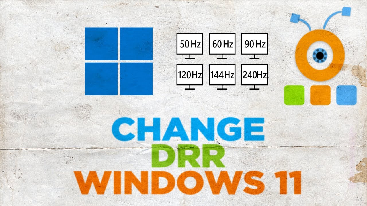 How To Change Dynamic Refresh Rate DRR In Windows 11 - YouTube