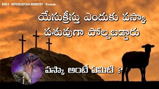 యేసుక్రీస్తు ఎందుకు పస్కా పశువుగా పోల్చబడ్డారు ? | పస్కా అంటే ఏమిటి ? | Jesus the Passover Lamb