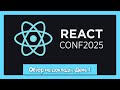 Activity, View Transition, Performance - React Conf 2025 (day 1)