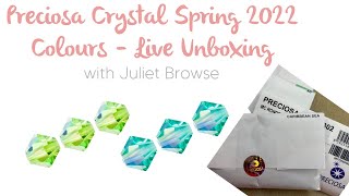 Preciosa Crystal New Spring Colours - Live Unboxing