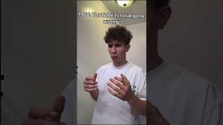 YouTube tutorial gone wrong 😑 #nidalwonder #shorts