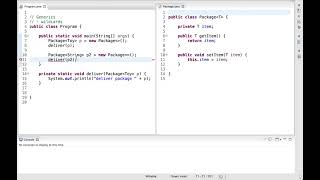 Java Tutorial: Generics with a Wildcard