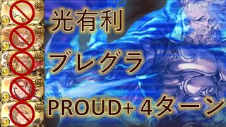 【グラブル】Granblue Fantasy Light Proving Grounds Proud+ 4 Turns 【光有利ブレグラ Proud+ 4ターン】