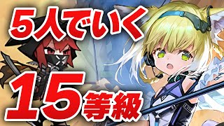 【アークナイツ】11/19危機契約#5『黄鉄の峡谷』5人 15等級 最高等級【Arknights】