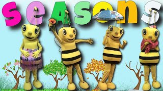 Seasons song for kids - Learn about the four seasons with Bee-Bee the Bee