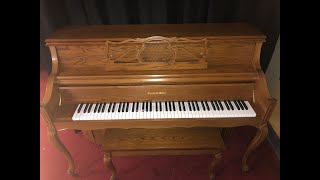 Charles Walter French Provincial Oak Console