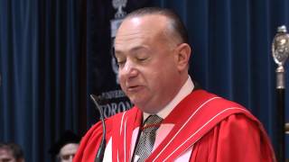 University of Toronto: Sheldon Inwentash, Convocation 2012 Honorary Degree recipient