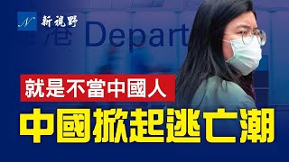 香港從避難所變成出逃港。中國大陸人在閉關鎖國前出現大逃亡。中國人的「去國風」，以自己為中國人而感到丟臉。香港和中國大陸移民的心酸故事。| 新視野 第363期 20211003