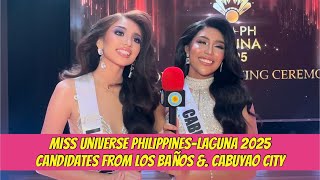 MORE REVELATIONS | Miss Universe Philippines-Laguna 2025 Candidates from Los Baños \u0026 Cabuyao City