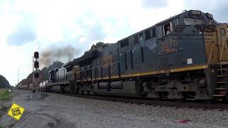 CSX 3276 (GE ET44AH) leads NS 23G