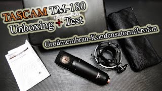 TASCAM TM-180 Unboxing + Test