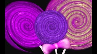 Lollipop psychedelic acid trippy music cartoon