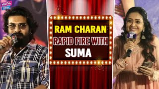 Global Star Ram Charan Rapid Fire With Suma | Game Changer Trailer Launch Event | YOYO Cine Talkies