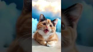 A cute kitten greets you #cat #cute #котики #kitty #catsound