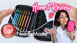 Honest Review Of The Boye Needlemaster Interchangeable Knitting Needles - Plus How To Use Demo