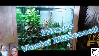 Akvarijní filtry - vnitřní, závěsný, externí