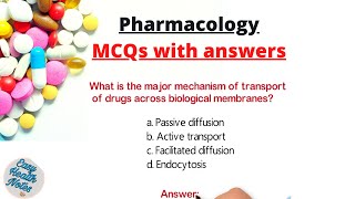 Pharmacology ।। Important MCQs (Multiple Choice Questions) with answers