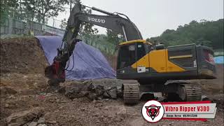 Bullstern-Pultvizor Vibro Ripper V300 in action