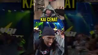 tylil reacts to kai cenat walking out at wwe