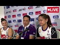 Coach Dante Alinsunurin, Zoi Faki & Mean Mendrez after winning Set 5 vs. Chery Tiggo 🔴FULL INTERVIEW