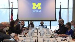 University of Michigan Regents Meeting - February 2022