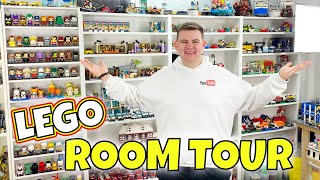 The ULTIMATE LEGO Room Tour - 350,000 + LEGO PARTS