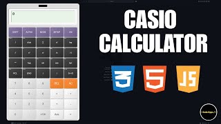 Build Casio Calculator with basic HTML, CSS, and Javascript (Beginner friendly)