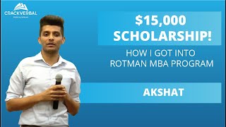 How I got into Rotman MBA program with a $15,000 Scholarship!