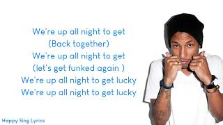 Get Lucky - Daft Punk Feat Pharrell Williams (Lyrics)