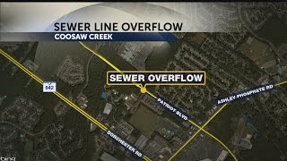 Sewer line overflow