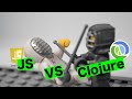 Writing the same function in JS and Clojure (using reducers and maps)
