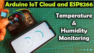 Arduino IoT クラウドと DHT11 を備えた ESP8266 による温度と湿度のモニタリング、Arduino クラウド