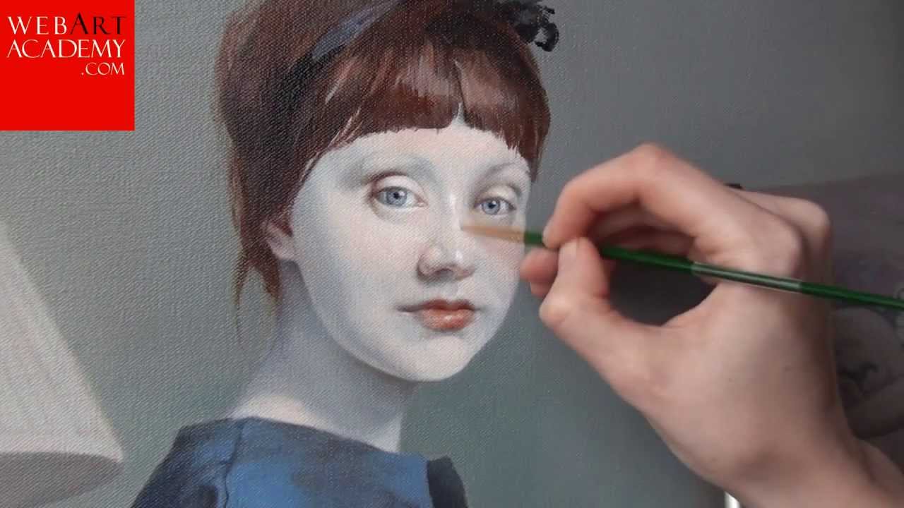 How To Paint A Realistic Portrait | Oil Painting Techniques - YouTube