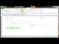 Excel 2010 VBA Tutorial 59   ActiveX Controls   Option Button
