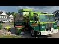 Walter’s Pete Bridgeport Ranger Garbage Truck PACKING OUT on Recycle