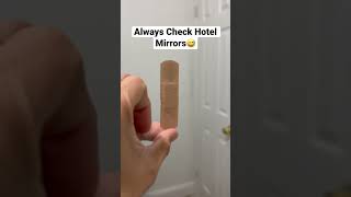 Always Check #videos #viral #shorts #check #hotel #mirror