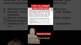 trik jitu jawab soal PPPK 2023 SEMUA FORMASI #pppk #pppk2023 #bocoransoal